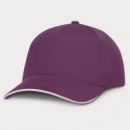 Swift Cap White Trim+Purple