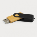 Helix 4GB Bamboo Flash Drive+Black