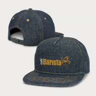 Denim Flat Peak Cap image