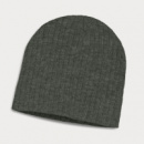 Nebraska Heather Cable Knit Beanie+Charcoal