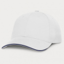 Swift Cap White+Royal Blue