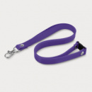 Silicone Lanyard+Purple