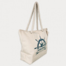 Ariel Canvas Tote Bag+side