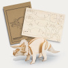 BRANDCRAFT Triceratops Wooden Model