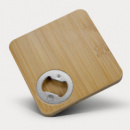 Bamboo Bottle Opener Coaster Square+opener