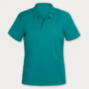 Carter Womens Polo+Teal