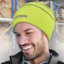 Commando Hi Vis Beanie+in use