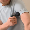 Compact Handheld Massager+in use