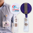 Corfu Retractable Name Badge Holder