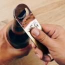 Full Colour Bottle Opener+in use