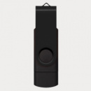 Helix 16GB Dual Flash Drive+Black