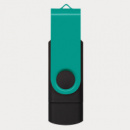 Helix 8GB Dual Flash Drive+Teal