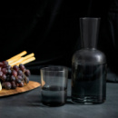 Keepsake Dusk Carafe and Tumbler Set+in use