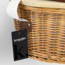 Keepsake Picnic Cooler Basket+hang tag