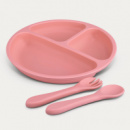 Kids Plate Set+Peach