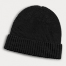 Merino Wool Beanie+Black