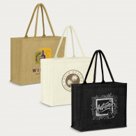 Modena Jute Tote Bag (Colour Match) image