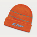 Everest High Viz Cuff Beanie+Orange