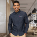 SOLS Barry Mens Denim Shirt+in use