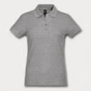 SOLS Passion Womens Polo+Grey Melange