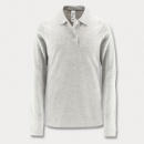 SOLS Perfect Womens Long Sleeve Polo+Ash