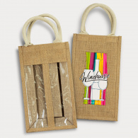 Serena Jute Double Wine Carrier image