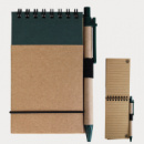 Tradie Cardboard Notebook with Pen+Green