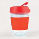 Vienna Coffee Cup Flip Lid+Red