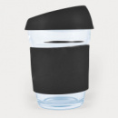 Vienna Coffee Cup Silicone Lid+Black