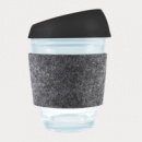 Vienna Coffee Cup Silicone Lid RPET Band+Black