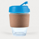 Vienna Eco Coffee Cup Cork Band+Light Blue