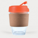 Vienna Eco Coffee Cup Cork Band+Orange