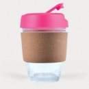 Vienna Eco Coffee Cup Cork Band+Pink