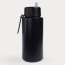 Zara 1 Litre Steel Bottle+Black