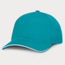 Swift Cap White Trim+Light Blue