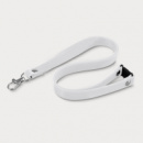 Silicone Lanyard+White